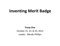 Inventing Merit Badge