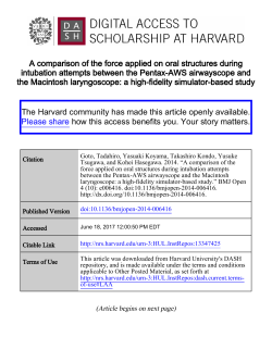 A comparison of the force applied on oral structures during
