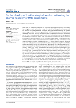 worlds: estimating the analytic flexibility of fMRI experiments