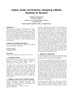 Inspire, Guide, and Entertain: Designing a Mobile Assistant for
