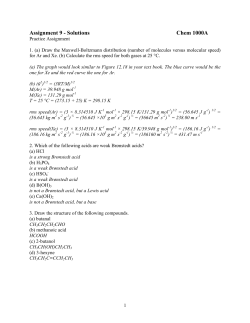 Assignment 9 Solutions