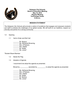 Agenda 5-16-2016 - Delaware City Schools
