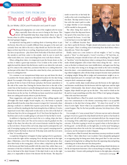 The art of calling line - Grand Forks Curling Club