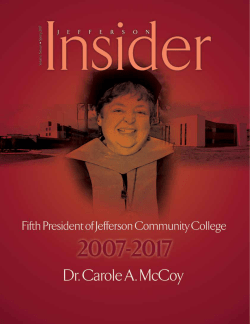 Winter/Spring - Jefferson Community College