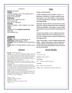 Math Science Social Studies - Franklin County School District