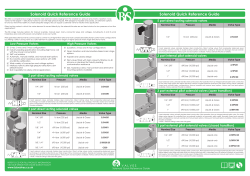 Solenoid Quick Reference Guide Solenoid Quick