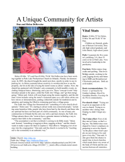 Helen and Dan DeBevoise - Union Presbyterian Seminary