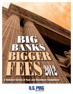 A National Survey of Fees and Disclosure Compliance