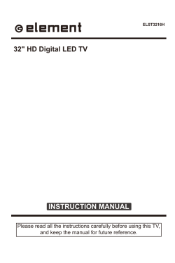 32 HD Digital LED TV - Element Electronics