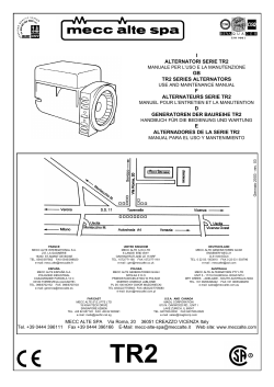 i alternatori serie tr2 gb tr2 series alternators f