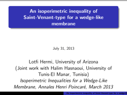 An isoperimetric inequality of Saint-Venant-type for a wedge