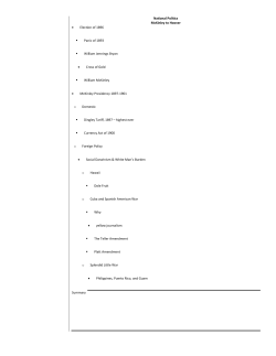 Cornell Notes - Centennial AP US History