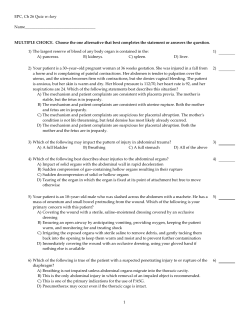 EPC, Ch 26 Quiz W