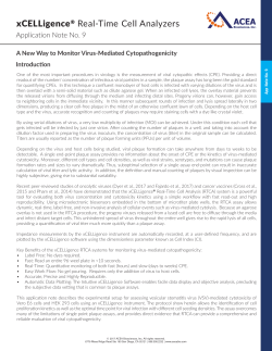 A New Way to Monitor Virus-Mediated