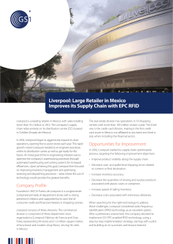 Liverpool: Large Retailer in Mexico Improves its Supply Chain