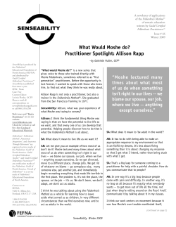 PDF - Feldenkrais Guild of North America