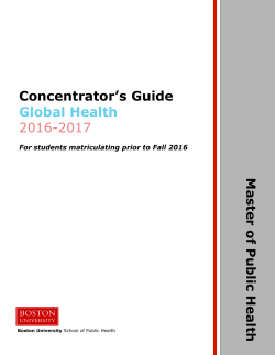 2016 &ndash; 2017 Concentrator`s Guide
