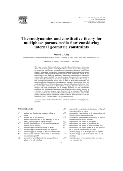 Thermodynamics and constitutive theory for