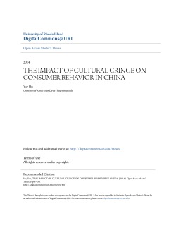 the impact of cultural cringe on consumer behavior in china