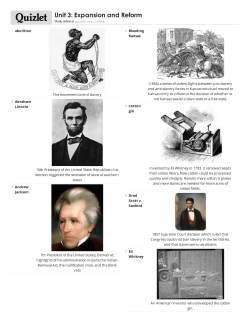 Print &rsaquo; Unit 3: Expansion and Reform | Quizlet