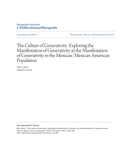 The Culture of Generativity - e