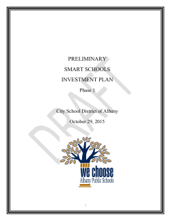 draft plan - City School District of Albany