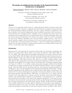 The demise of semidiurnal internal tides in the Equatorial