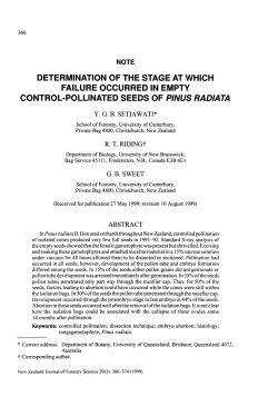 determination of the stage at which failure occurred in empty