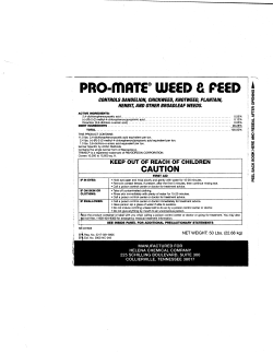 PRo·mATE® WEED a FEED - Do My Own Pest Control