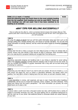Reading comprehension
