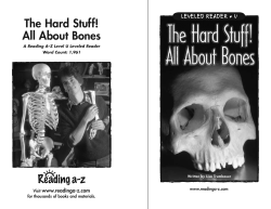 The Hard Stuff! All About Bones - Al-Nahrawan