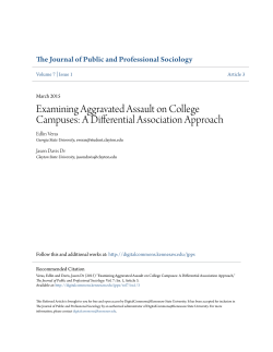 Examining Aggravated Assault on College Campuses: A Differential