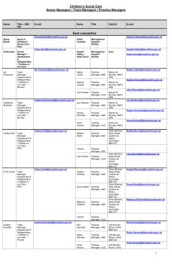 Contacts - Procedures Online