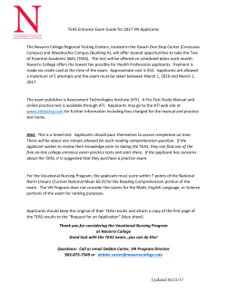 TEAS Entrance Exam Guide