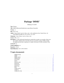 Package `DIME`