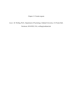 The evolutionary value of vaginal orgasm
