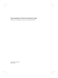 New Geopolitics of Central and Eastern Europe