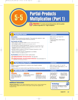 materials - Everyday Math