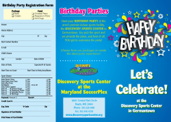 Birthday Reservation Form