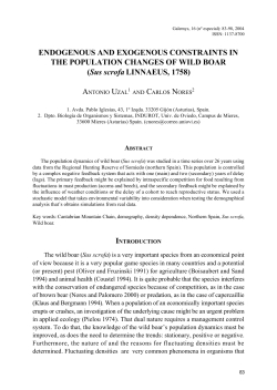 Endogenous and Exogenous Constraints in the