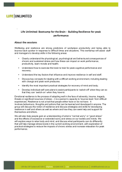 Life Unlimited: Bootcamp for the Brain