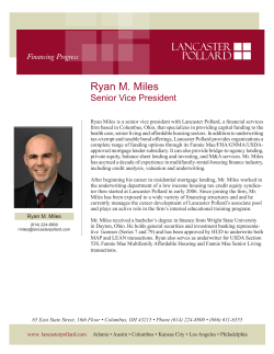 Ryan Miles - Lancaster Pollard