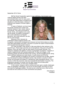 Activities - Be Free cooperativa sociale