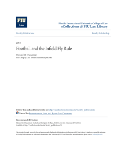 Football and the Infield Fly Rule