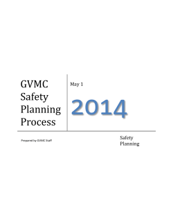 The GVMC Safety Plan - Grand Valley Metropolitan Council