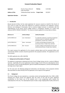 Consent Evaluation Report