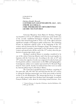 cistercian legendarium (alc. 421)
