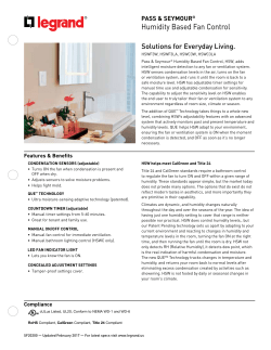 Humidity Based Fan Control