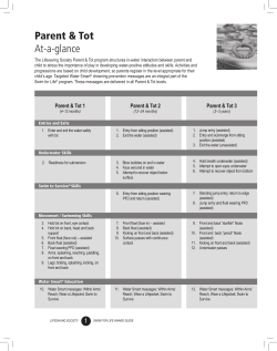 Lifesaving Society Swim Program