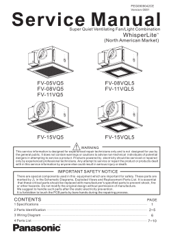 FV-15VQ5 Service Manual